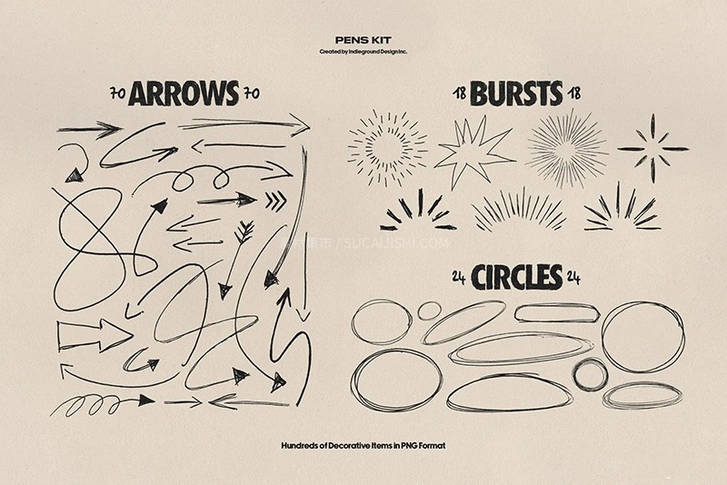 Photoshop经典笔迹手绘涂鸦笔刷